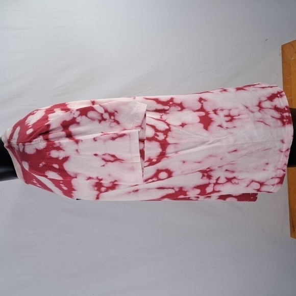 Vintage Key West embroidered bleach dyed LG red & white casual summer t-shirt - Picture 3 of 6